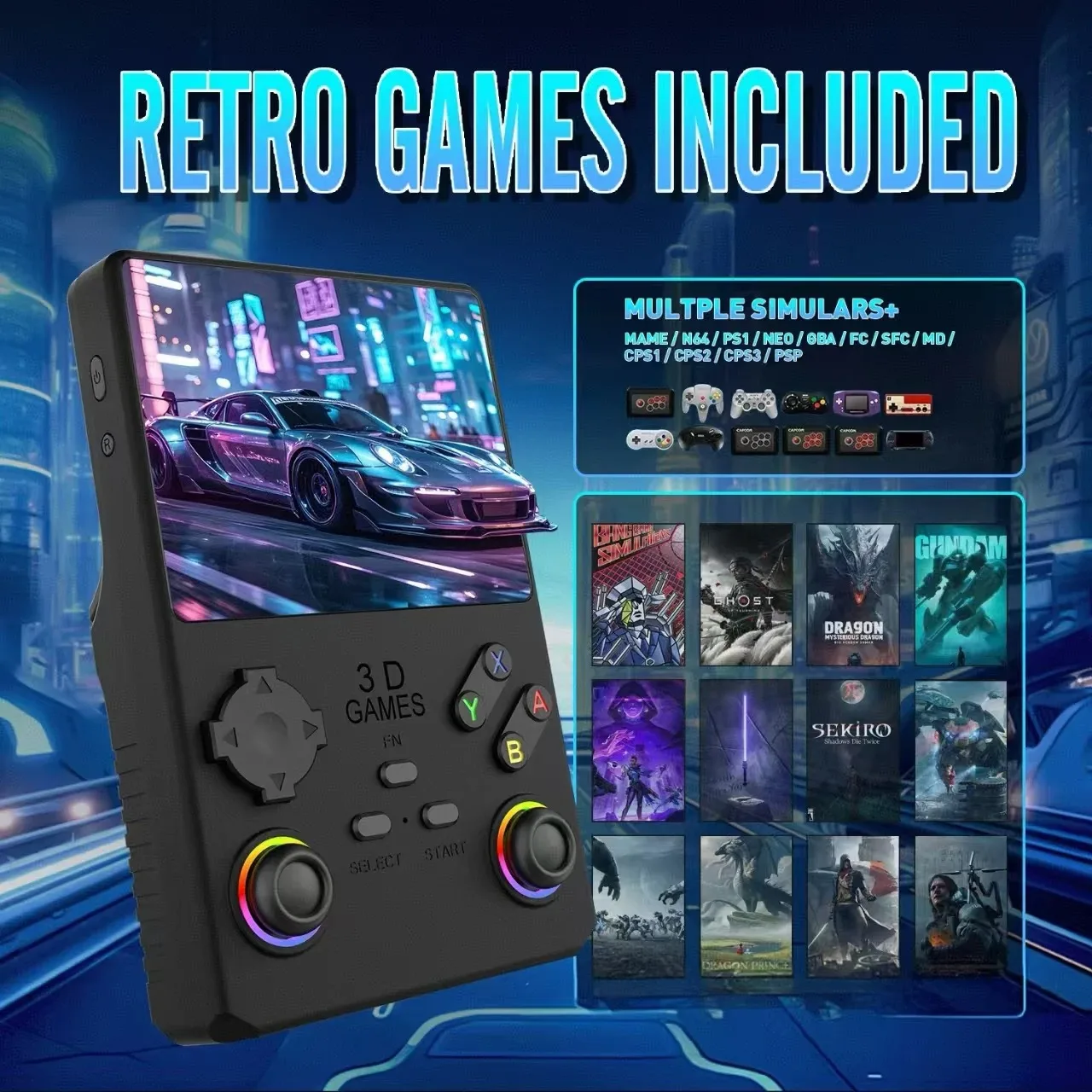 V40MAX Retro Handheld Video Game Console - Image 2